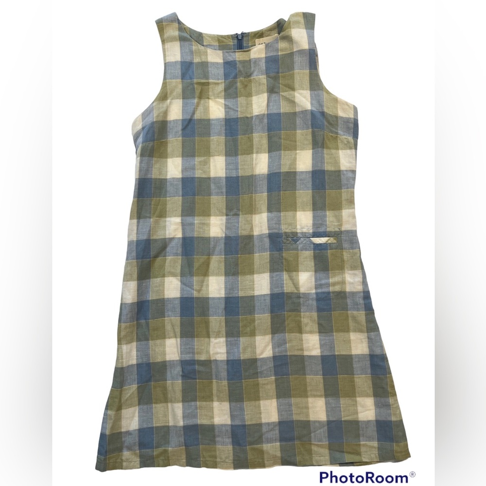 Women’s summer tank, dress linen/cotton size 12